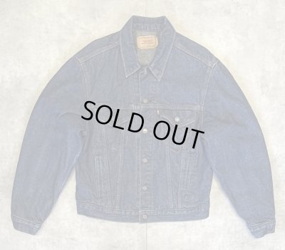 画像1: 80'S LEVIS "70506" スモールe 4thモデル 裏地ブランケット デニムジャケット インディゴ USA製 (VINTAGE)