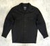 画像1: 00'S PENDLETON "BOARD SHIRT" ウール オープンカラーシャツ ブラック (USED) (1)