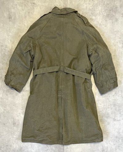 画像6: 50'S フランス軍 ウールライナー付き モーターサイクルコート オリーブ (VINTAGE)