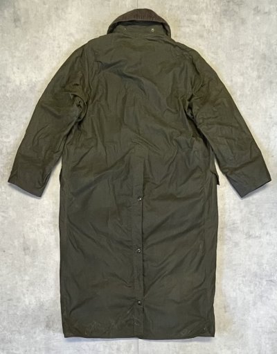 画像5: 80'S BARBOUR 2クレスト "BURGHLEY" 旧タグ オイルドコート オリーブ イングランド製 (VINTAGE)