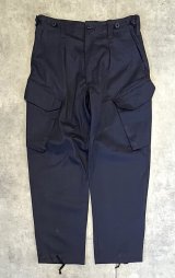 イギリス軍 ROYAL NAVY 斜めポケット カーゴパンツ ネイビー (DEADSTOCK)