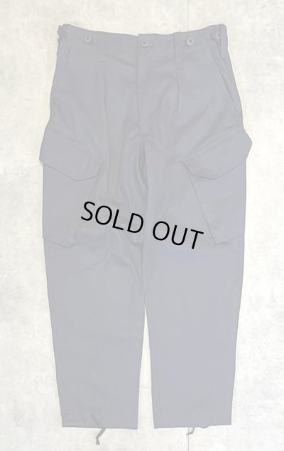画像1: イギリス軍 ROYAL NAVY 斜めポケット カーゴパンツ ネイビー (DEADSTOCK)