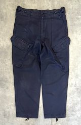 イギリス軍 ROYAL NAVY 斜めポケット カーゴパンツ ネイビー (VINTAGE)