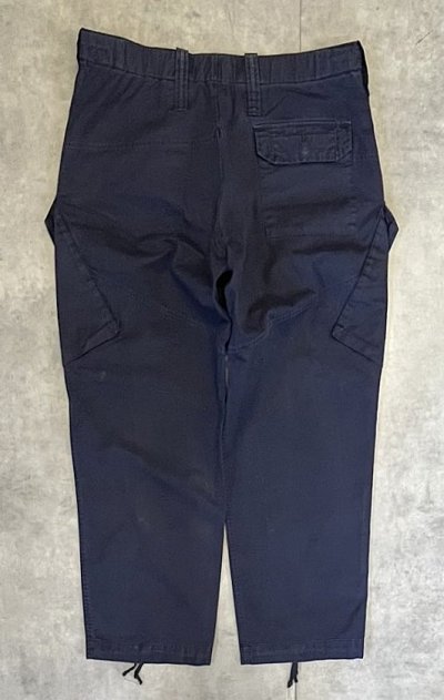 画像3: イギリス軍 ROYAL NAVY 斜めポケット カーゴパンツ ネイビー (VINTAGE)
