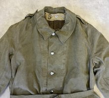 他の写真1: 50'S フランス軍 ウールライナー付き モーターサイクルコート オリーブ (VINTAGE)