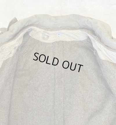 画像2: 50'S フランス軍 ウールライナー付き モーターサイクルコート オリーブ (VINTAGE)