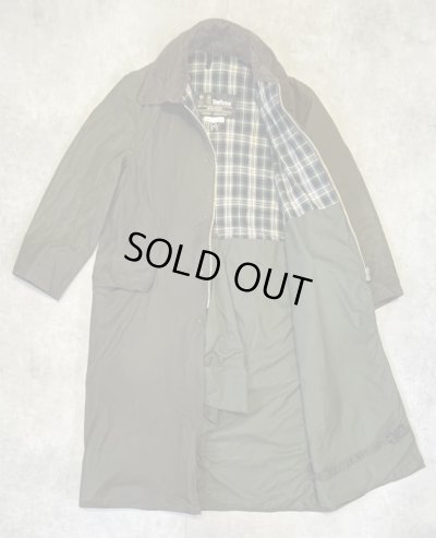 画像4: 80'S BARBOUR 2クレスト "BURGHLEY" 旧タグ オイルドコート オリーブ イングランド製 (VINTAGE)