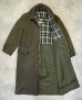 画像4: 80'S BARBOUR 2クレスト "BURGHLEY" 旧タグ オイルドコート オリーブ イングランド製 (VINTAGE) (4)