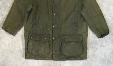他の写真3: 90'S BARBOUR 3クレスト "NORTHUMBRIA" 旧タグ 裏地ウール オイルドジャケット オリーブ イングランド製 (VINTAGE)