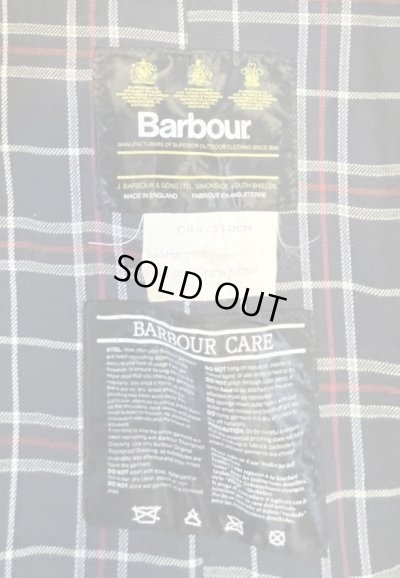 画像2: 80'S BARBOUR 3クレスト "TRENCH COAT" 旧タグ オイルド トレンチコート ネイビー イングランド製 (VINTAGE)
