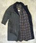 画像3: 80'S BARBOUR 3クレスト "TRENCH COAT" 旧タグ オイルド トレンチコート ネイビー イングランド製 (VINTAGE) (3)