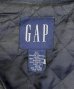 画像2: 00'S GAP 旧タグ 裏地キルティング レザー ドリズラージャケット ブラック (VINTAGE) (2)