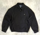90'S RALPH LAUREN チンスト付き ドリズラージャケット ブラック (VINTAGE)
