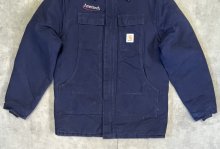 他の写真3: 80'S CARHARTT "TRADITIONAL COAT" 裏地キルティング ダックジャケット ネイビー USA製 (VINTAGE)