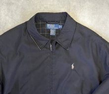 他の写真1: 90'S RALPH LAUREN チンスト付き ドリズラージャケット ブラック (VINTAGE)
