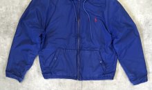 他の写真3: 90'S RALPH LAUREN チンスト付き フード付き 裏地フリース ドリズラージャケット ダークブルー (VINTAGE)