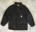 画像1: 80'S CARHARTT "TRADITIONAL COAT" 裏地ブランケット ダックジャケット ブラック USA製 (VINTAGE) (1)