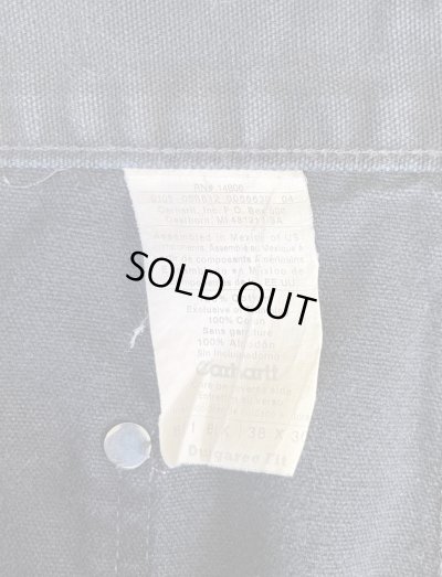 画像2: CARHARTT ダブルニー ダック ペインターパンツ ブラック W38L30 (VINTAGE)