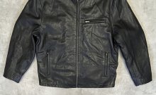 他の写真2: 00'S GAP 旧タグ 裏地キルティング レザー ライダースジャケット ブラック (VINTAGE)