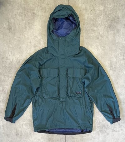 画像1: 90'S PATAGONIA "SKANORAK" ナイロン アノラック グリーン (VINTAGE)