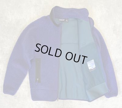 画像4: 90'S PATAGONIA 初期レトロX 裏地P.E.F フリースジャケット パープルブルー USA製 (VINTAGE)