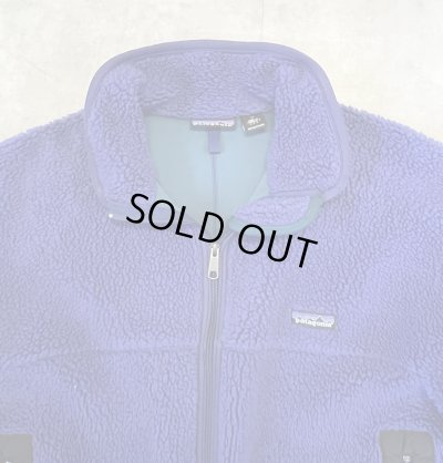 画像3: 90'S PATAGONIA 初期レトロX 裏地P.E.F フリースジャケット パープルブルー USA製 (VINTAGE)
