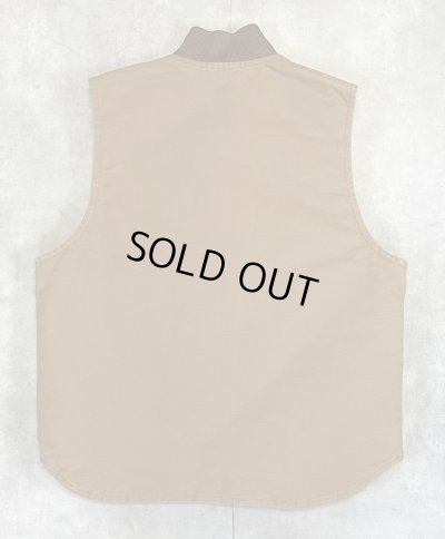 画像5: CARHARTT 裏地キルティング ダックベスト ブラウン メキシコ製 (DEADSTOCK)