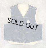 80'S CARHARTT 裏地ボア デニムベスト インディゴ USA製 (VINTAGE)