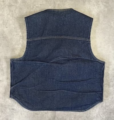 画像4: 80'S CARHARTT 裏地ボア デニムベスト インディゴ USA製 (VINTAGE)