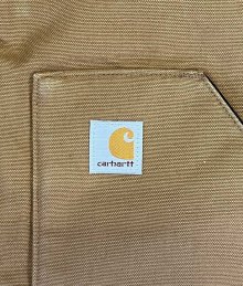 他の写真2: CARHARTT 裏地キルティング ダックベスト ブラウン メキシコ製 (DEADSTOCK)