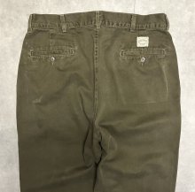 他の写真3: 90'S RALPH LAUREN "ボックスロゴ" ツープリーツ チノパンツ オリーブ USA製 (VINTAGE)