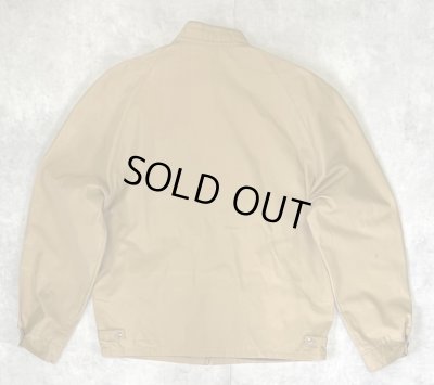 画像5: 70'S SEARS チンスト付き スタンドカラー ドリズラージャケット TALONジップ ライトブラウン (VINTAGE)