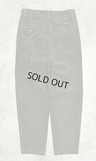 画像3: 90'S RALPH LAUREN "ANDREW PANT" ツープリーツ 太畝コーデュロイパンツ ダークオリーブ (VINTAGE)