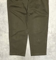他の写真2: 90'S RALPH LAUREN "ボックスロゴ" ツープリーツ チノパンツ オリーブ USA製 (VINTAGE)