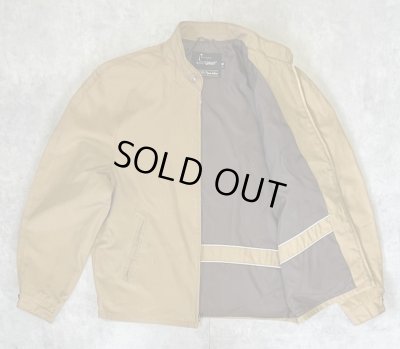 画像3: 70'S SEARS チンスト付き スタンドカラー ドリズラージャケット TALONジップ ライトブラウン (VINTAGE)