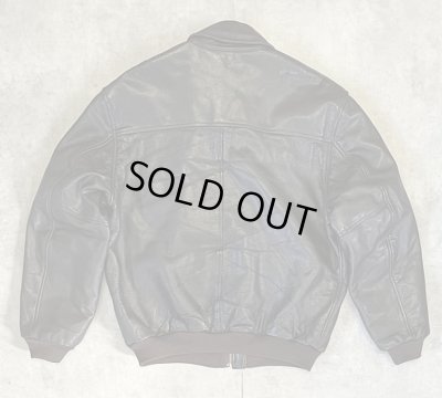 画像5: 90'S LL Bean "A-2" レザー フライトジャケット ダークブラウン USA製 (VINTAGE)