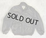 90'S LL Bean "A-2" レザー フライトジャケット ダークブラウン USA製 (VINTAGE)