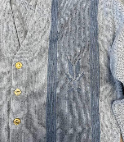 画像3: 60'S SEARS アクリル カーディガン サックスブルー (VINTAGE) 