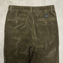 他の写真3: 90'S RALPH LAUREN "ANDREW PANT" ツープリーツ 太畝コーデュロイパンツ ダークオリーブ (VINTAGE)