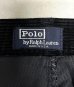 画像2: 90'S RALPH LAUREN "ボックスロゴ" ツープリーツ 太畝コーデュロイパンツ ブラック USA製 (VINTAGE) (2)