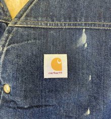 他の写真2: 80'S CARHARTT 裏地ボア デニムベスト インディゴ USA製 (VINTAGE)
