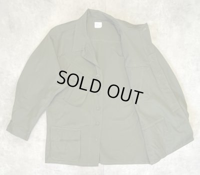 画像3: 60'S アメリカ軍 US ARMY "JUNGLE FATIGUE" リップストップ ファティーグジャケット L-SHORT (DEADSTOCK)