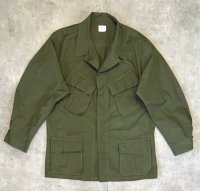 60'S アメリカ軍 US ARMY "JUNGLE FATIGUE" リップストップ ファティーグジャケット L-SHORT (DEADSTOCK)