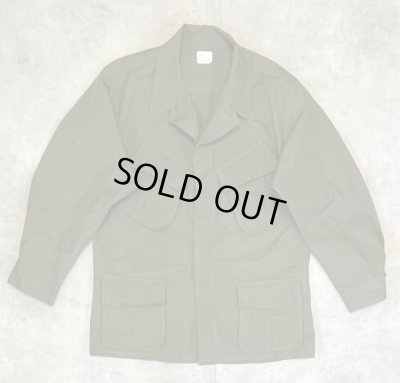 画像1: 60'S アメリカ軍 US ARMY "JUNGLE FATIGUE" リップストップ ファティーグジャケット L-SHORT (DEADSTOCK)