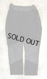 KENYON サイドジップ付き フリースxナイロン パンツ ブラック USA製 (VINTAGE)