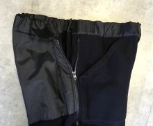 他の写真1: KENYON サイドジップ付き フリースxナイロン パンツ ブラック USA製 (VINTAGE)