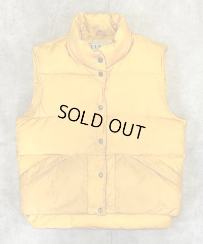 画像1: 90'S LL Bean グースダウン ダウンベスト イエロー (VINTAGE)
