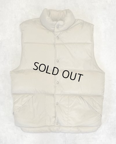 画像1: 90'S LL Bean グースダウン ダウンベスト タン (VINTAGE)