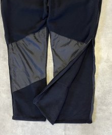 他の写真2: KENYON サイドジップ付き フリースxナイロン パンツ ブラック USA製 (VINTAGE)