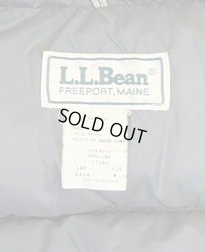 画像2: 90'S LL Bean グースダウン ダウンベスト グレー (VINTAGE)